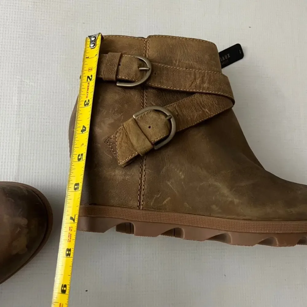 Sorel Women's Joan of‎ Arctic Wedge II Buckle Boots Women Size 11